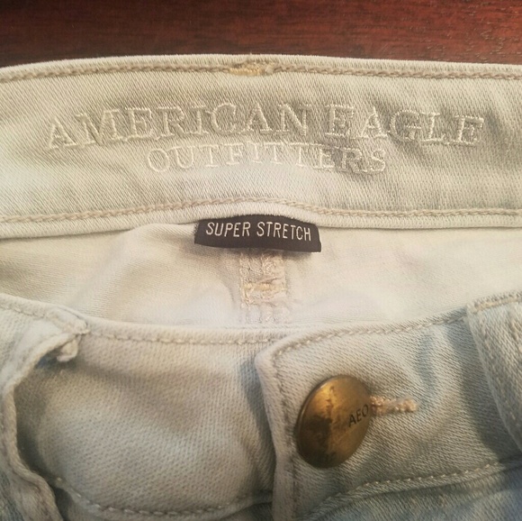 American Eagle Distressed Skinny Jeans Size 0 - Picture 5 of 6